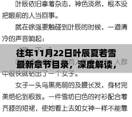 深度解读与观点思考，往年11月22日叶辰夏若雪最新章节目录揭秘
