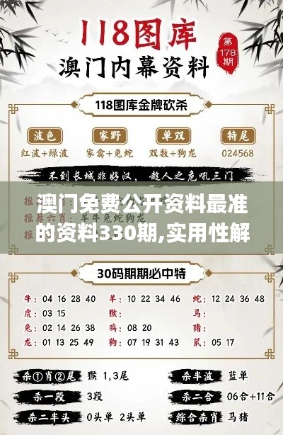 澳门免费公开资料最准的资料330期,实用性解读策略_持久版IRX11.13