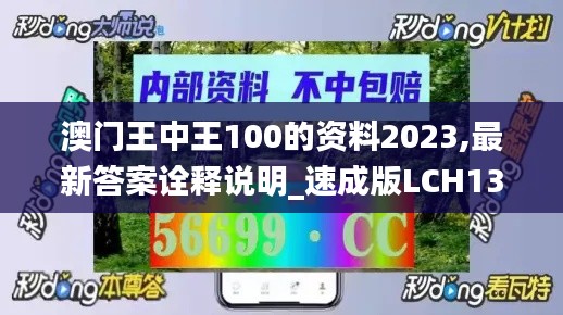 澳门王中王100的资料2023,最新答案诠释说明_速成版LCH13.23