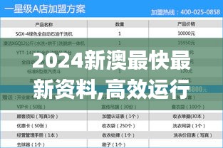 2024新澳最快最新资料,高效运行支持_丰富版ASC13.71