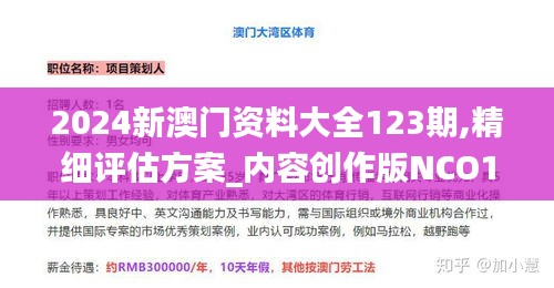 2024新澳门资料大全123期,精细评估方案_内容创作版NCO16.63