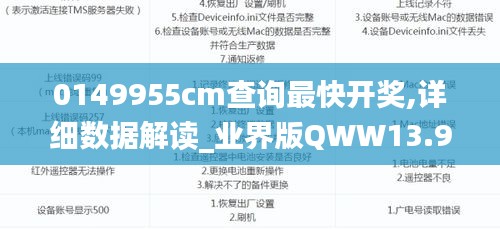 0149955cm查询最快开奖,详细数据解读_业界版QWW13.92