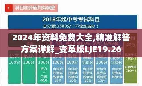 2024年资料免费大全,精准解答方案详解_变革版LJE19.26