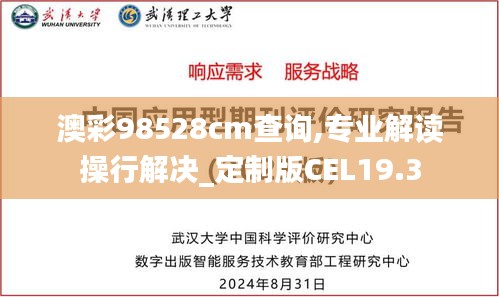 澳彩98528cm查询,专业解读操行解决_定制版CEL19.3