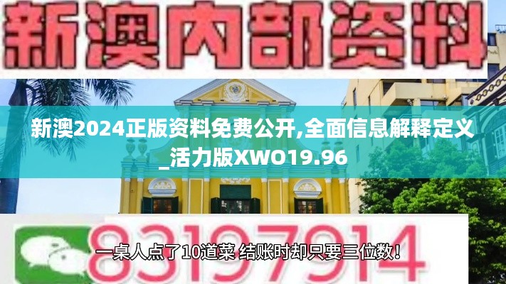 新澳2024正版资料免费公开,全面信息解释定义_活力版XWO19.96