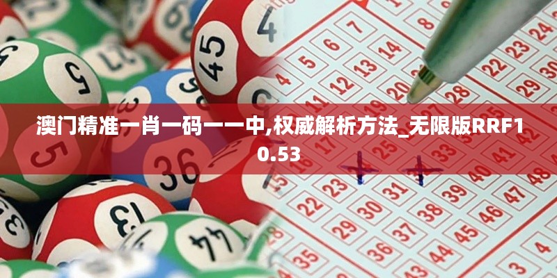 澳门精准一肖一码一一中,权威解析方法_无限版RRF10.53