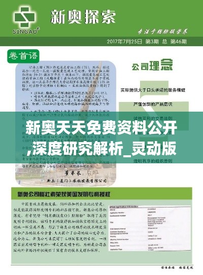 新奥天天免费资料公开,深度研究解析_灵动版NDB19.33
