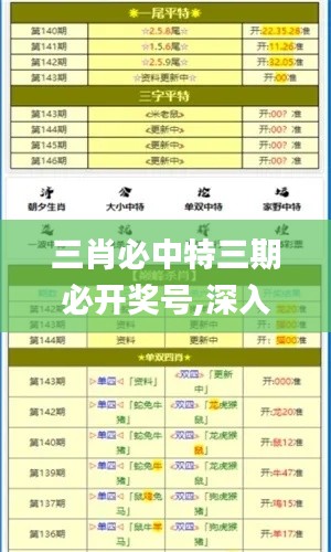 三肖必中特三期必开奖号,深入研究执行计划_经典版EIM19.89