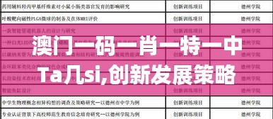 澳门一码一肖一特一中Ta几si,创新发展策略_冒险版HRV10.25
