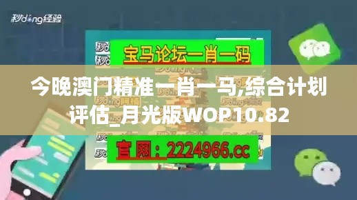 今晚澳门精准一肖一马,综合计划评估_月光版WOP10.82