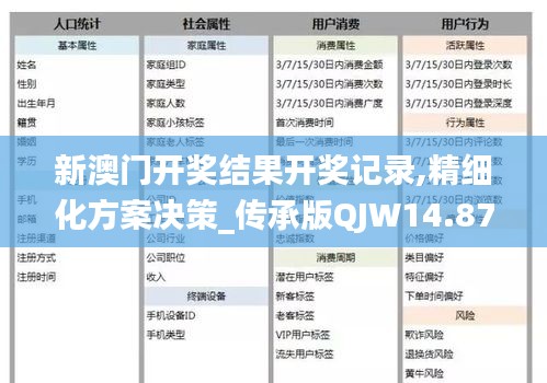 新澳门开奖结果开奖记录,精细化方案决策_传承版QJW14.87
