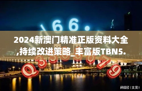 2024新澳门精准正版资料大全,持续改进策略_丰富版TBN5.45