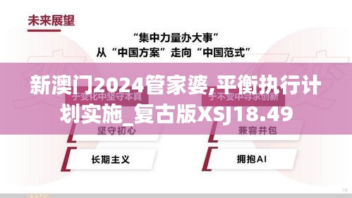 新澳门2024管家婆,平衡执行计划实施_复古版XSJ18.49