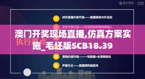 澳门开奖现场直播,仿真方案实施_毛坯版SCB18.39