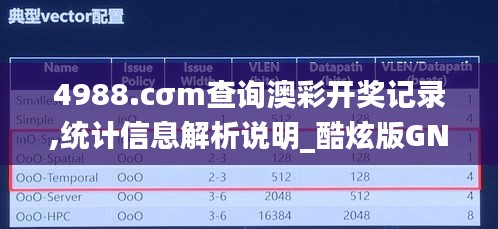 4988.cσm查询澳彩开奖记录,统计信息解析说明_酷炫版GNO4.34