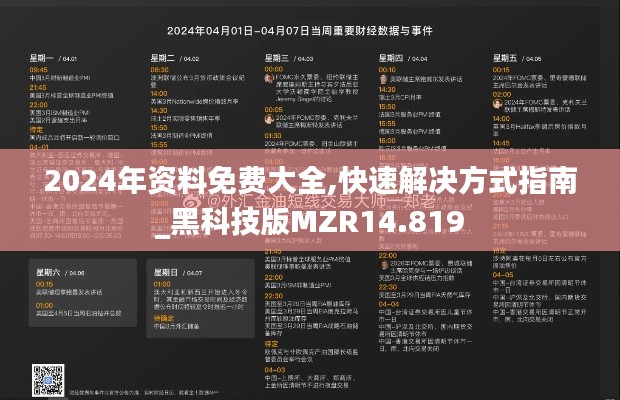 2024年资料免费大全,快速解决方式指南_黑科技版MZR14.819