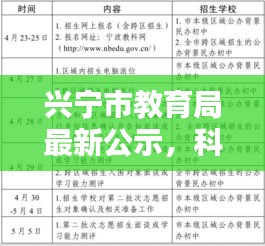 兴宁市教育局最新公示，科技引领未来教育，智能革新点亮生活之光
