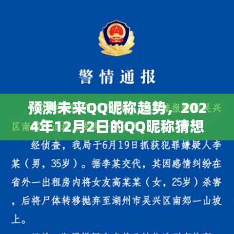 2024年QQ昵称趋势预测，未来昵称猜想