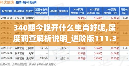 340期今晚开什么生肖好呢,深度调查解析说明_进阶版111.372-8