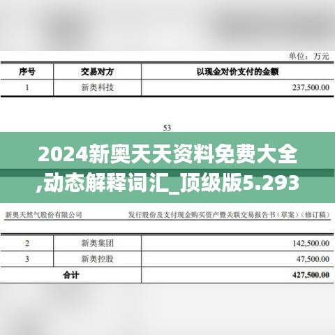 2024新奥天天资料免费大全,动态解释词汇_顶级版5.293