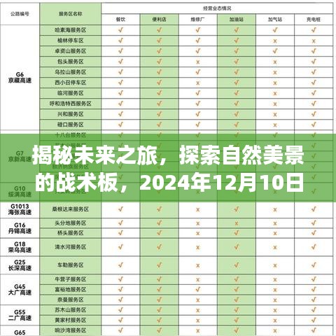 揭秘未来之旅，启程宁静之旅，探索自然美景战术板（2024年12月10日）