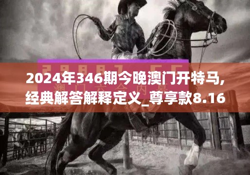 2024年346期今晚澳门开特马,经典解答解释定义_尊享款8.167