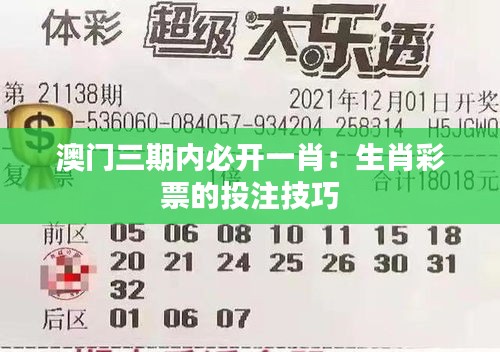 澳门三期内必开一肖：生肖彩票的投注技巧