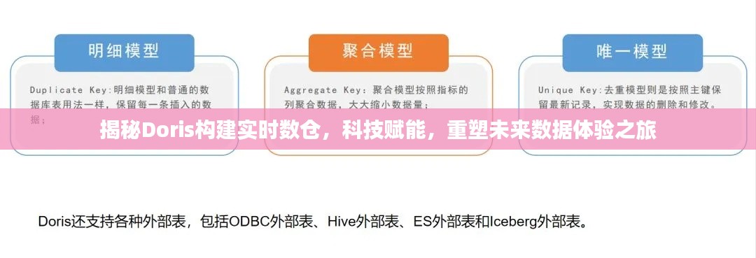 揭秘Doris构建实时数仓，科技赋能重塑数据体验之旅