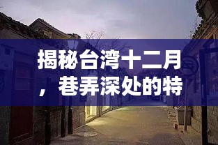 台湾十二月深度游，巷弄特色小店与实时局势解读