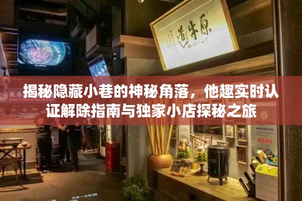 探秘小巷神秘角落与实时认证解除指南，他趣的独家小店之旅