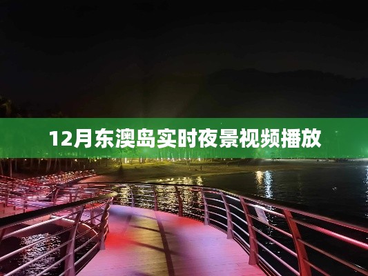 东澳岛夜景实时视频欣赏，十二月璀璨夜景