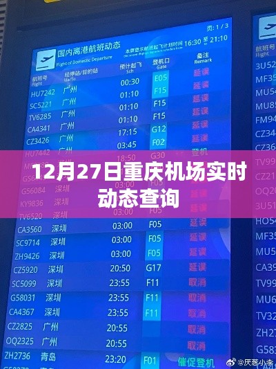 重庆机场实时动态查询通知公告