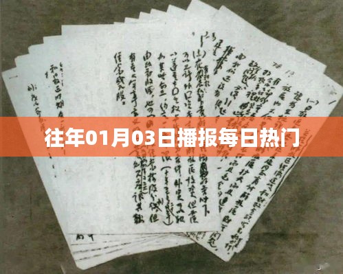 「往年一月初热门事件播报」