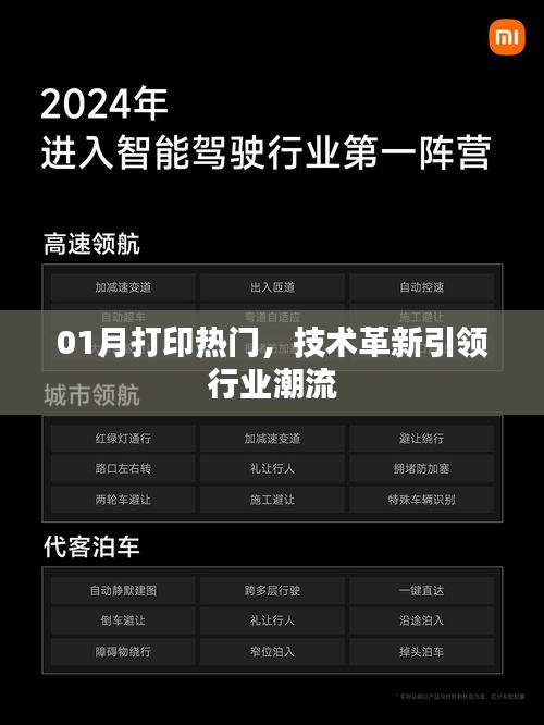 技术革新引领行业潮流，一月打印热门概览