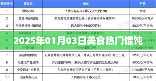 『2025年美食热门，馄饨盛宴』