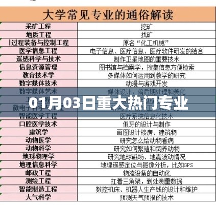热门专业动态速递，最新热门专业资讯一网打尽