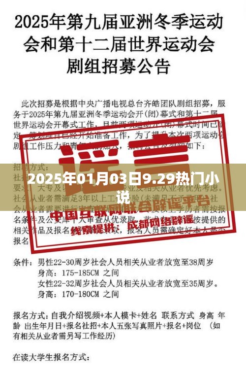 热门小说推荐，2025年1月3日最新阅读榜单