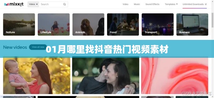 抖音热门视频素材一月获取攻略