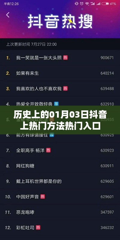 抖音上热门秘籍，揭秘历史性的流量入口与策略