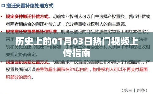 热门视频上传指南，揭秘历史上的今天（一月三日）