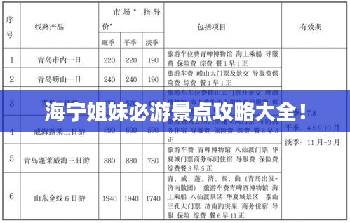 海宁姐妹必游景点攻略大全！