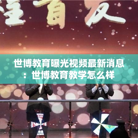 世博教育曝光视频最新消息：世博教育教学怎么样 