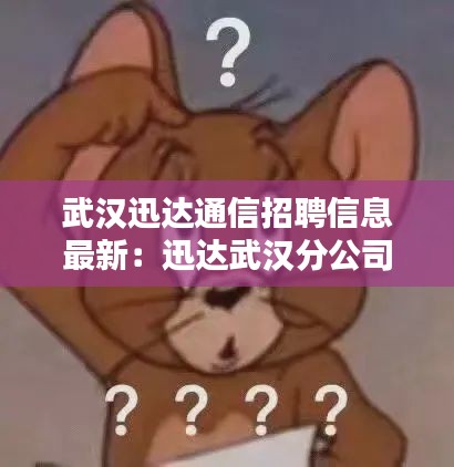 武汉迅达通信招聘信息最新：迅达武汉分公司电话 