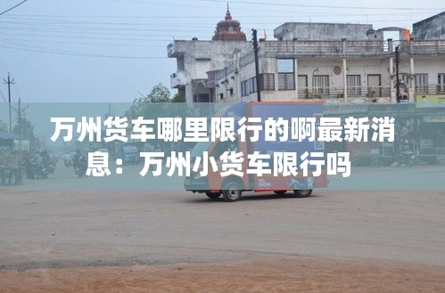 万州货车哪里限行的啊最新消息：万州小货车限行吗 
