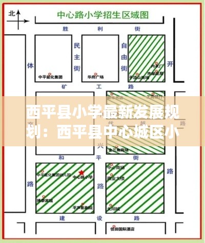 西平县小学最新发展规划：西平县中心城区小学划片招生示意图 