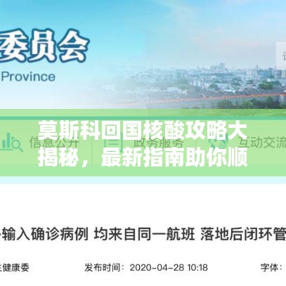 莫斯科回国核酸攻略大揭秘，最新指南助你顺利入境！