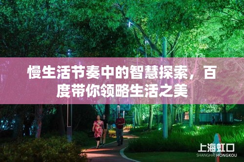 慢生活节奏中的智慧探索，百度带你领略生活之美