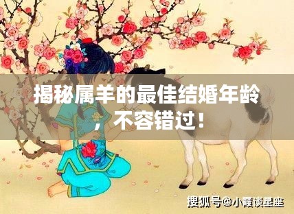 揭秘属羊的最佳结婚年龄，不容错过！