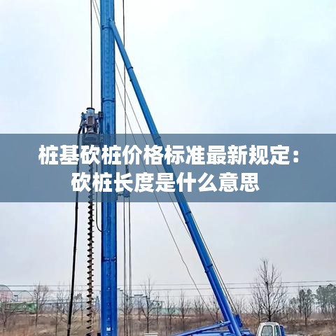 桩基砍桩价格标准最新规定：砍桩长度是什么意思 