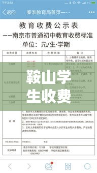 鞍山学生收费标准最新消息：鞍山小学学费一学期多少钱 